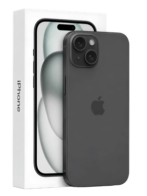 Apple Iphone 15 - Black (6/128 Gb) With 6 Months Brand Warranty (100% Battery Health)