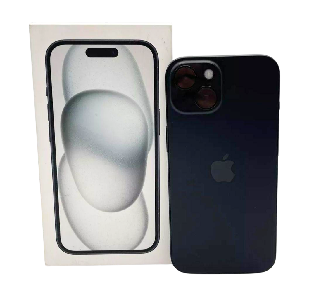 Apple Iphone 15 - Black (6/128 Gb) With 6 Months Brand Warranty (100% Battery Health) - Image 1