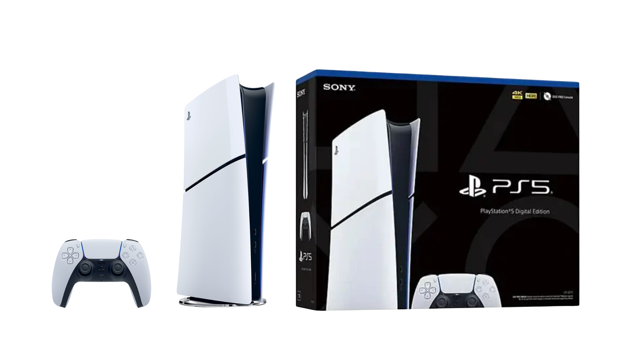 Sony Playstation PS5 Slim Digital 1Tb With 1 Year Warranty - Image 1