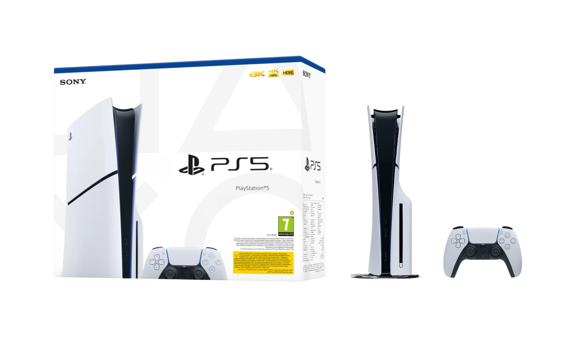 Sony Playstation PS5 Slim Disc 1Tb With 1 Year Warranty - Image 1