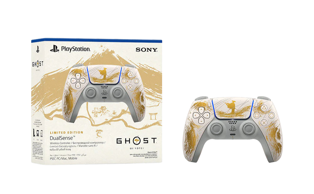 PS5 DualSense Wireless Controller – Ghost of Yotei Gold Limited Edition - Image 1