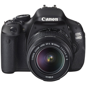 Canon EOS 600D with 18-55mm kit lens