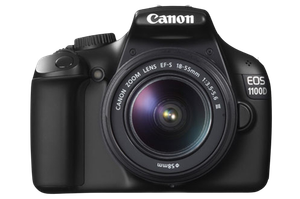Canon EOS 1100D with 18-55mm kit lens