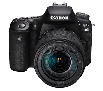Canon 90D with 18-135mm lens - Image 1