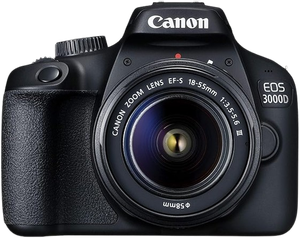 Canon EOS 3000D with 18-55mm kit lens
