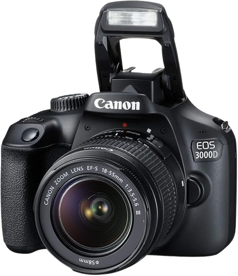 Canon EOS 3000D with 18-55mm kit lens - Image 3