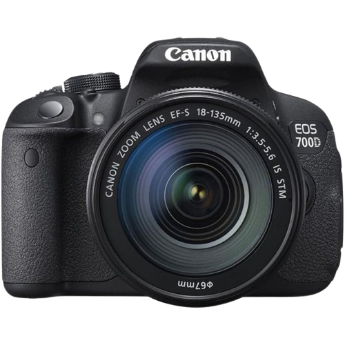 Canon EOS 700D with 18-55mm kit lens