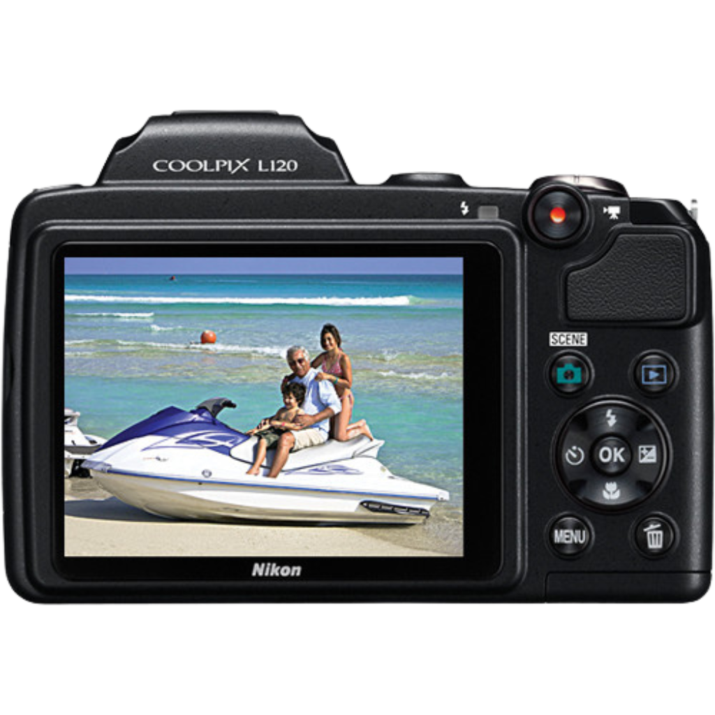 Nikon Coolpix L120 Bridge Super Zoom Camera - Image 4