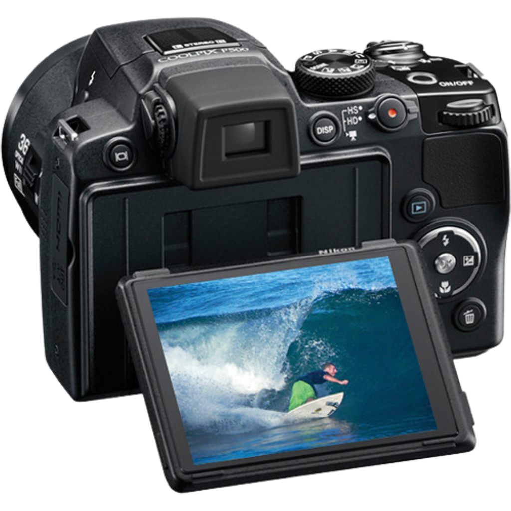 Nikon Coolpix P500 Bridge Super Zoom Camera - Image 4