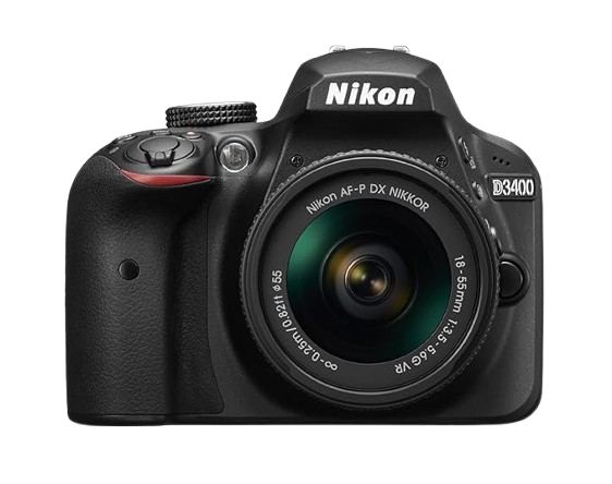 Nikon D3400 24.2MP DSLR Camera With 18-55mm Kit Lens - Image 1
