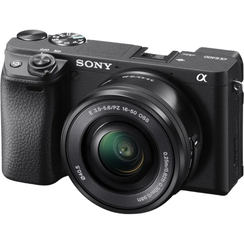 Sony Alpha A6400 with 24-50mm kit lens Mirrorless Camera