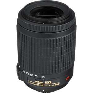 Nikon 55-200mm Telephoto Zoom Camera Lens