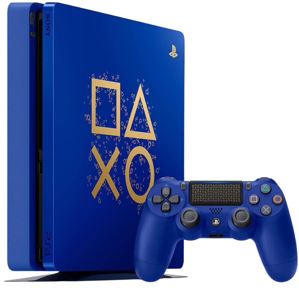 PlayStation PS4 Slim 1TB Days of Play Blue Limited Edition