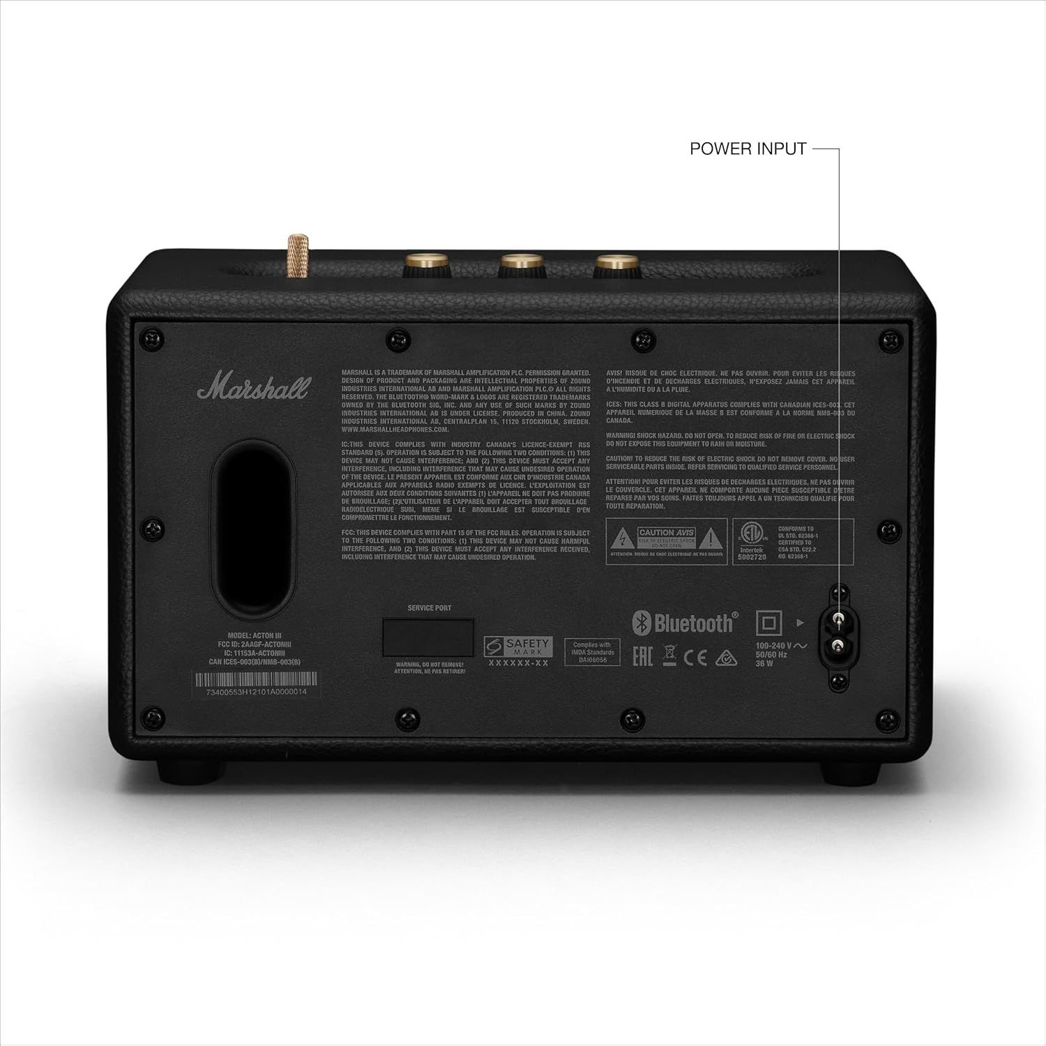 Marshall Acton III Wired Connectivity Stereo Home Speaker + 2 Years Official Brand Warranty - Image 2
