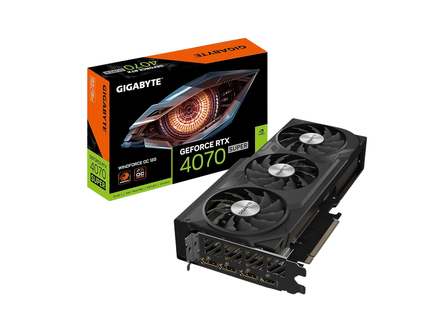 GIGABYTE Geforce RTX 4070 Super Windforce Oc 12G Graphics Card